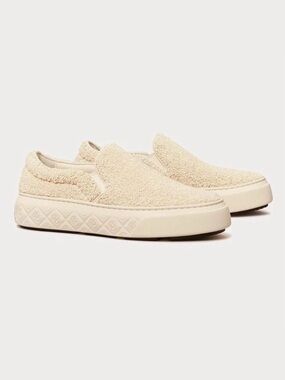 Tory Burch Ladybug Raffia & Leather Slip On Sneaker - 8 NWOT